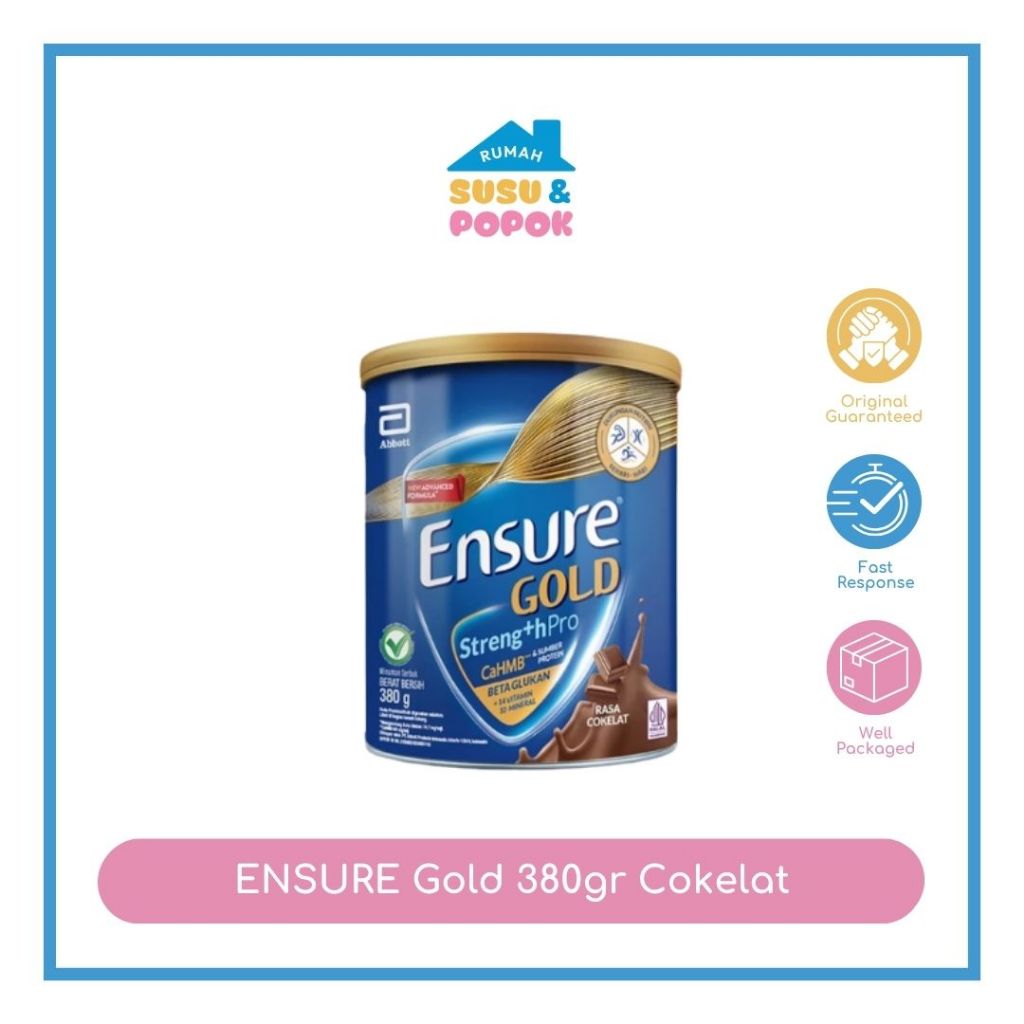 

ENSURE Gold 380gr Cokelat