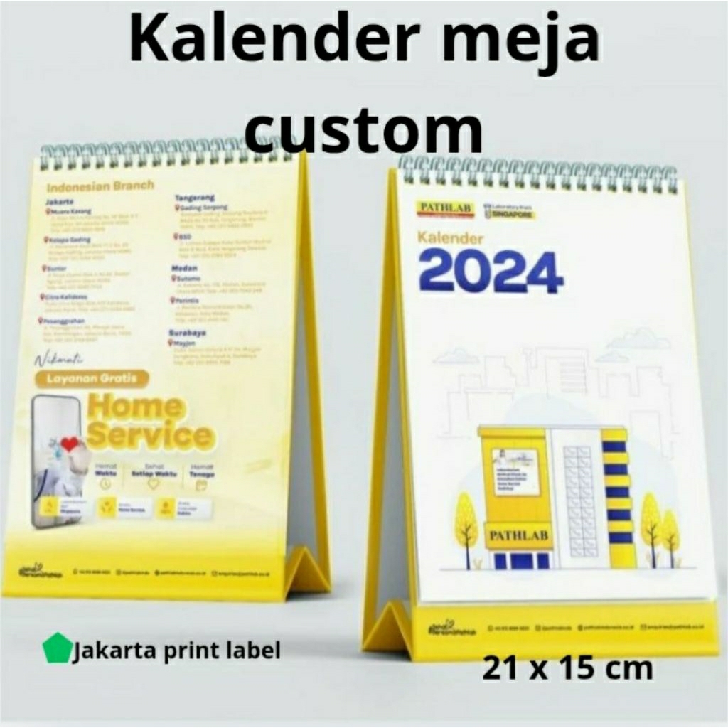 

cetak kalender custom 21x15 + Laminating