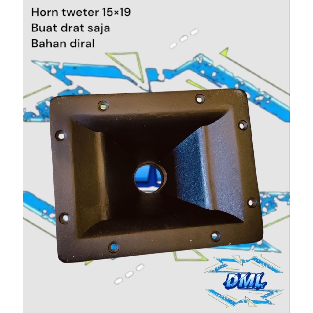 horn,corong tweter 15×19 drat aluminium diral