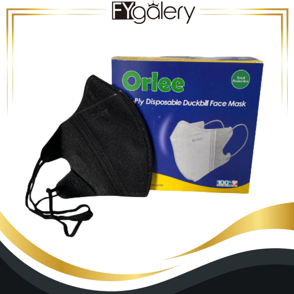 FYgalery 1BOX (50 PCS) Masker DUCKBILL Orlee HEADLOOP ISI 50 ORIGINAL 3PLY HIJAB S3627