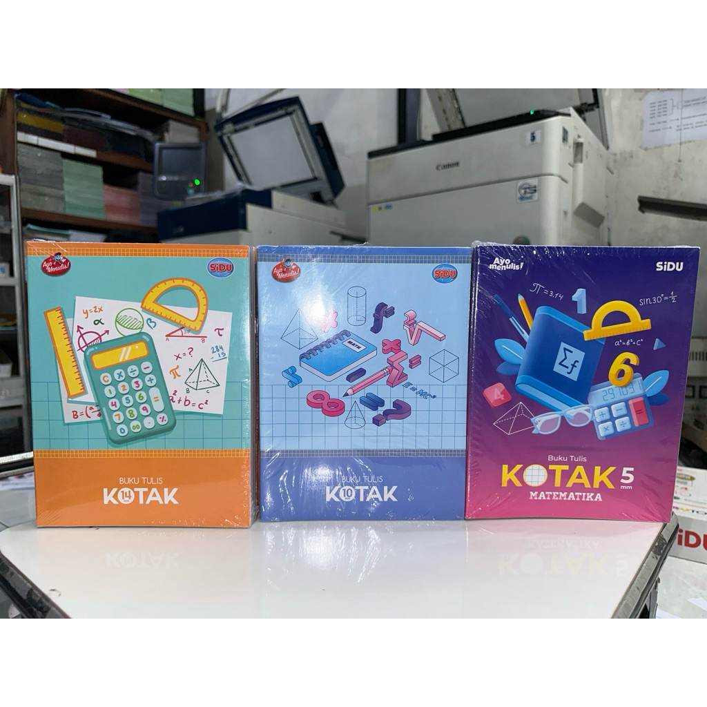 

Buku tulis kotak SiDU 38 (isi 10 buku)