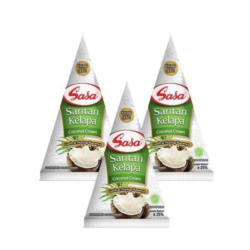 

Santan Instan Sasa 65 ml Kental & Gurih untuk Masakan Rendang Gulai Kue