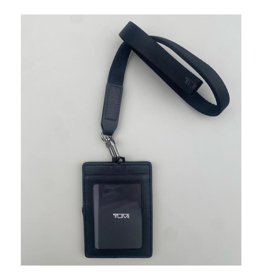 

Lanyard ID Card Gantungan Kartu Nama Name Tag Black Lanyard Hitam Motif Reflective