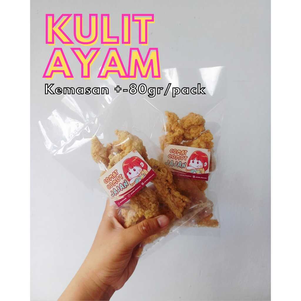 

Snack/Cemilan Repack Kulit Ayam 80gr