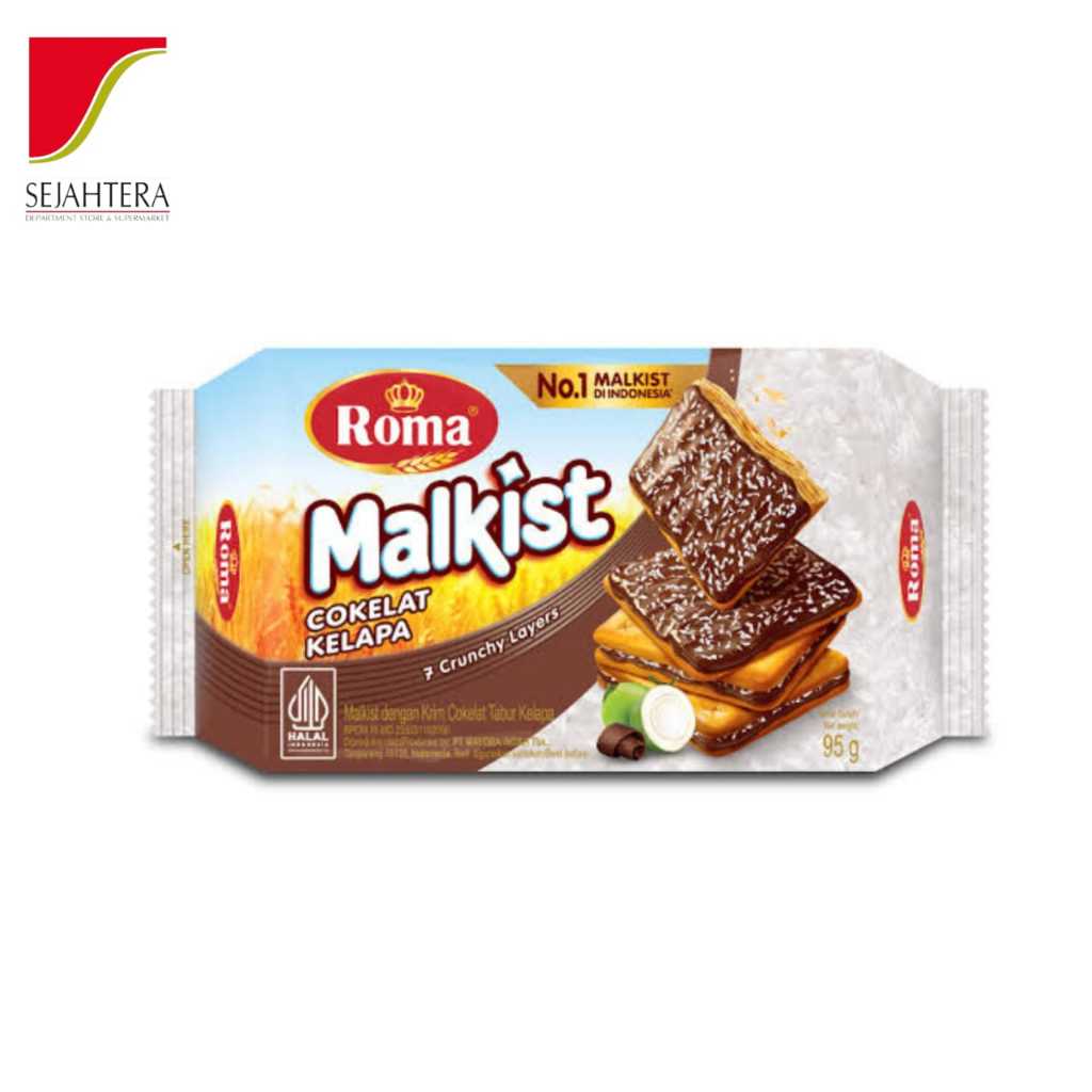 

Roma Malkist Cokelat Kelapa 95 Gram