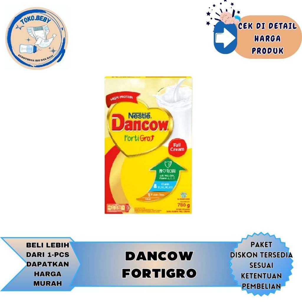 

Dancow Fortigro Instant/Instant Coklat/FullCream 780gr/toko.beby