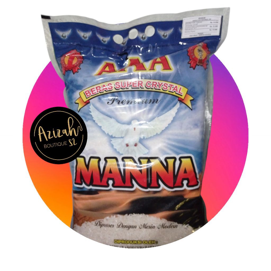 

Beras Manna 5kg, Manna 5kg, Beras Premium Original #manna