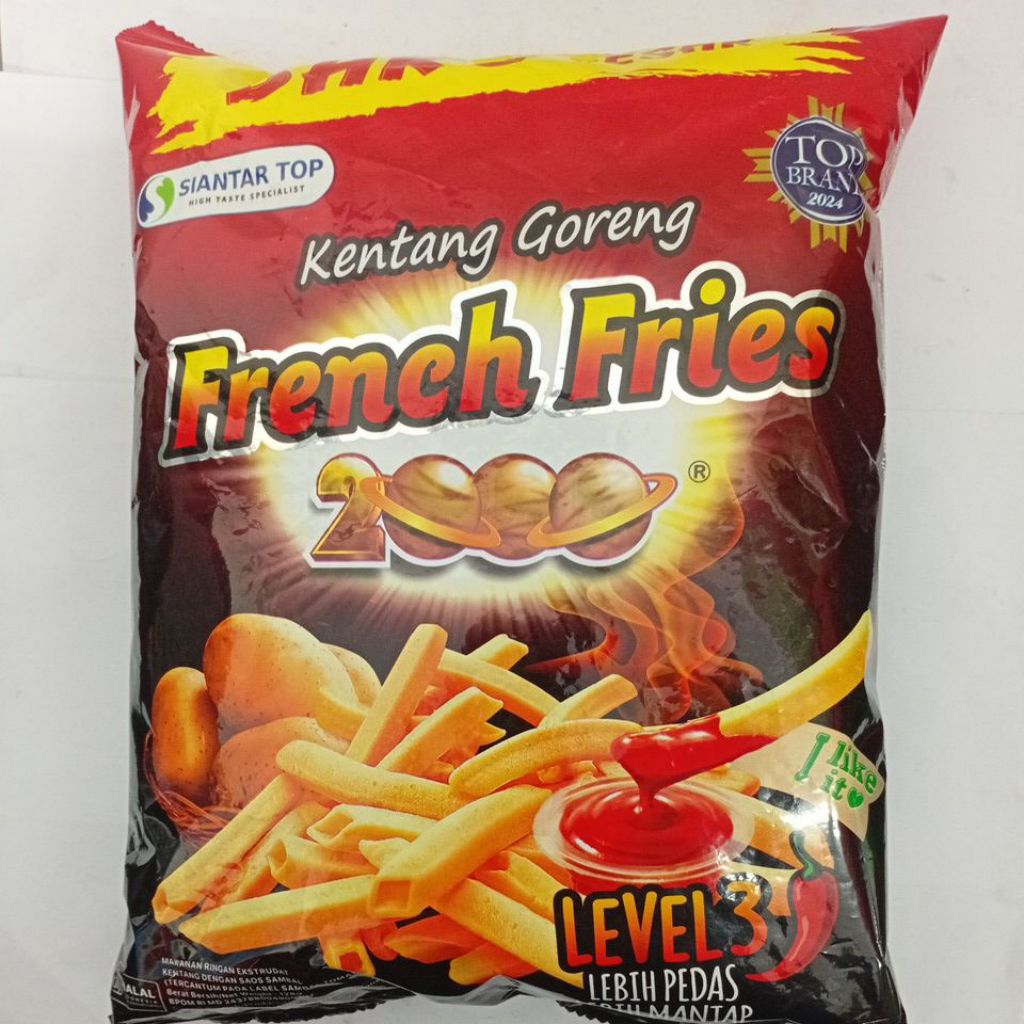 

FRENCH FRIES 2000 - KENTANG GORENG SNACK LEVEL 3 128g