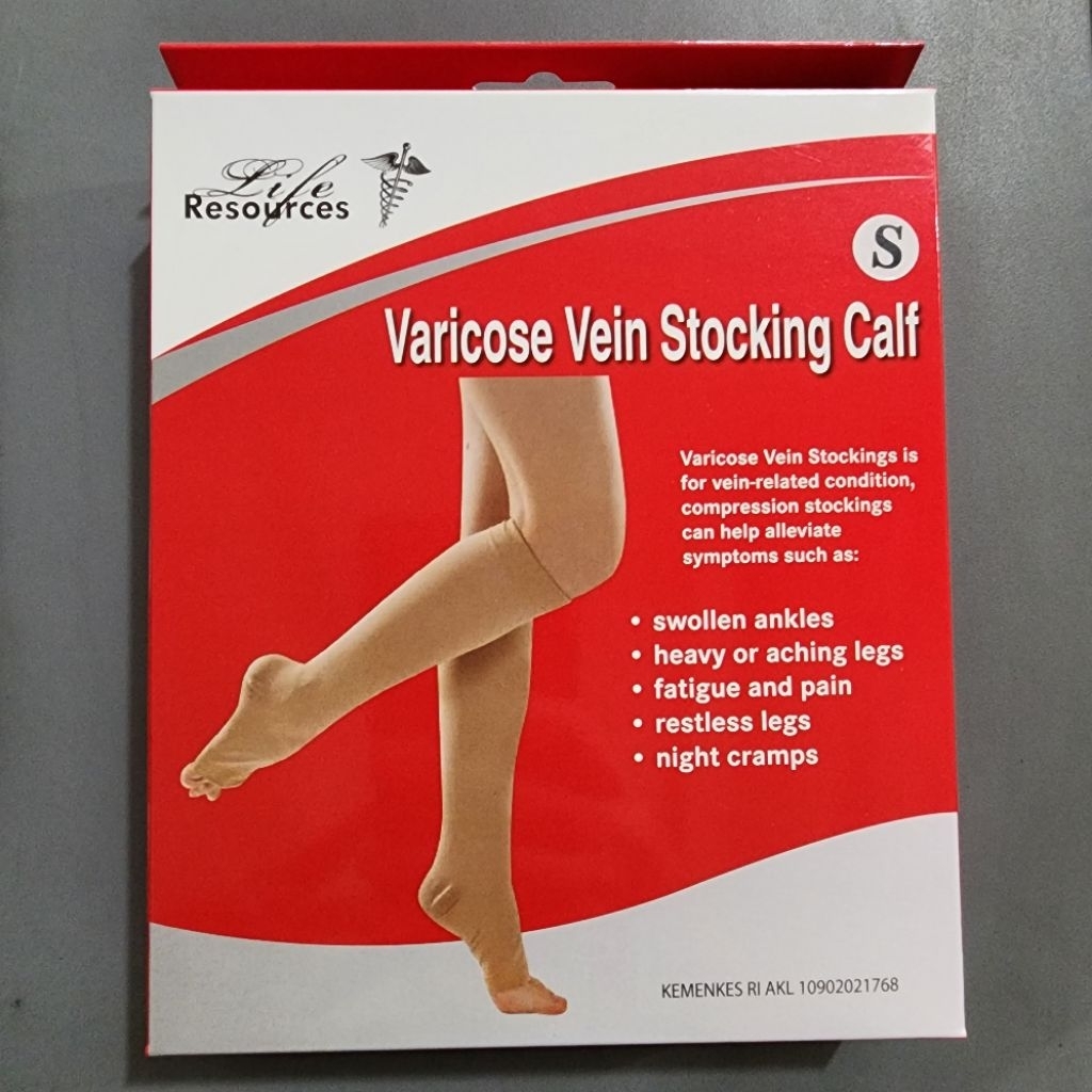 Stocking kompresi varises lutut / paha Life Resources