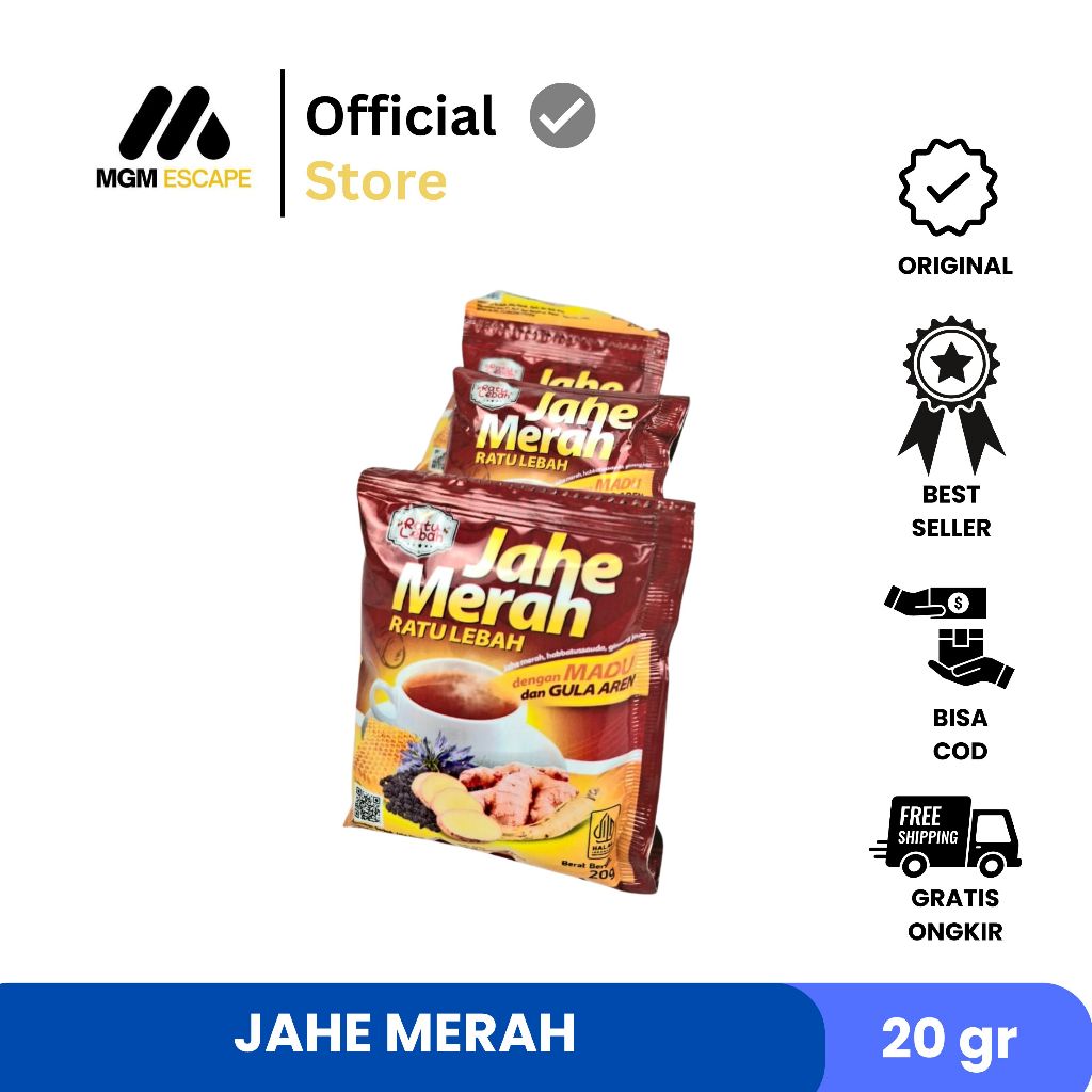 

RENTENG RENCENG Jahe Merah Super Ratu Lebah