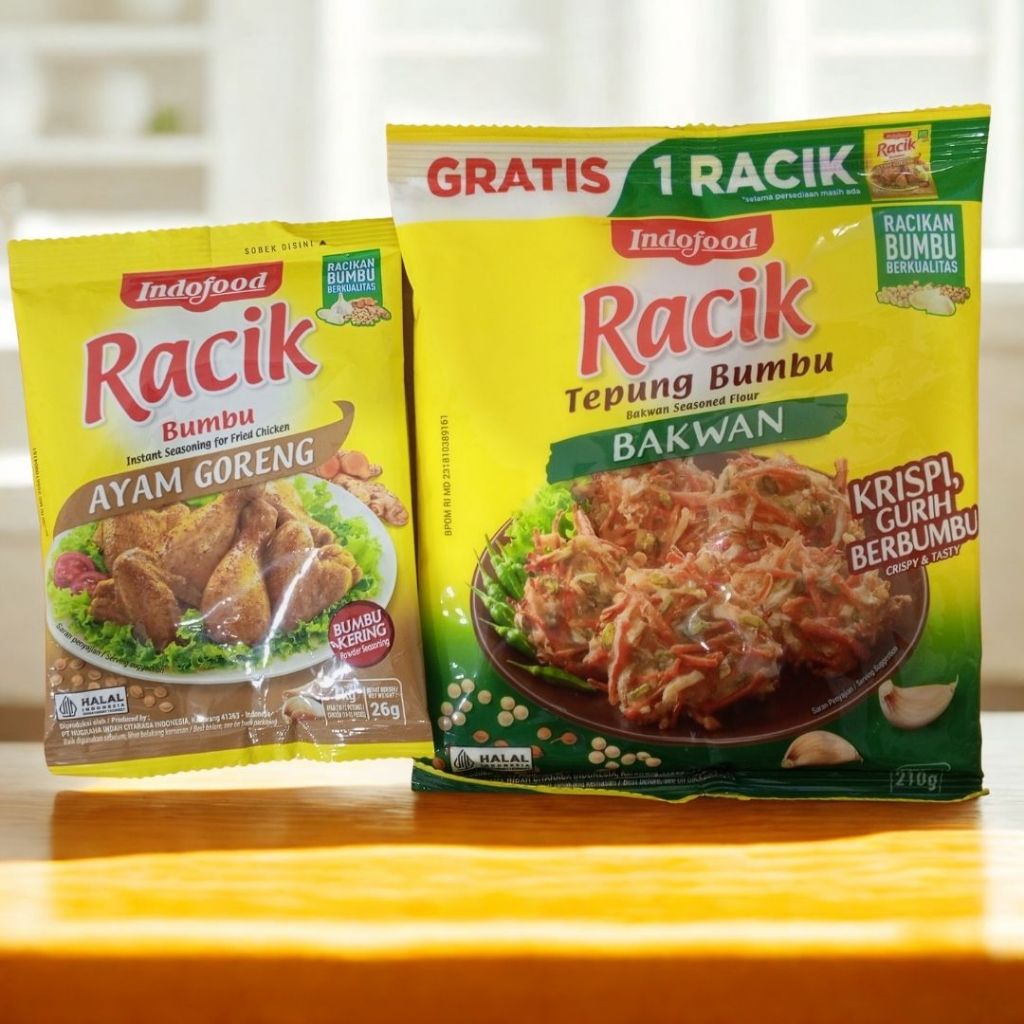 

racik tepung bumbu Bakwan Serbaguna