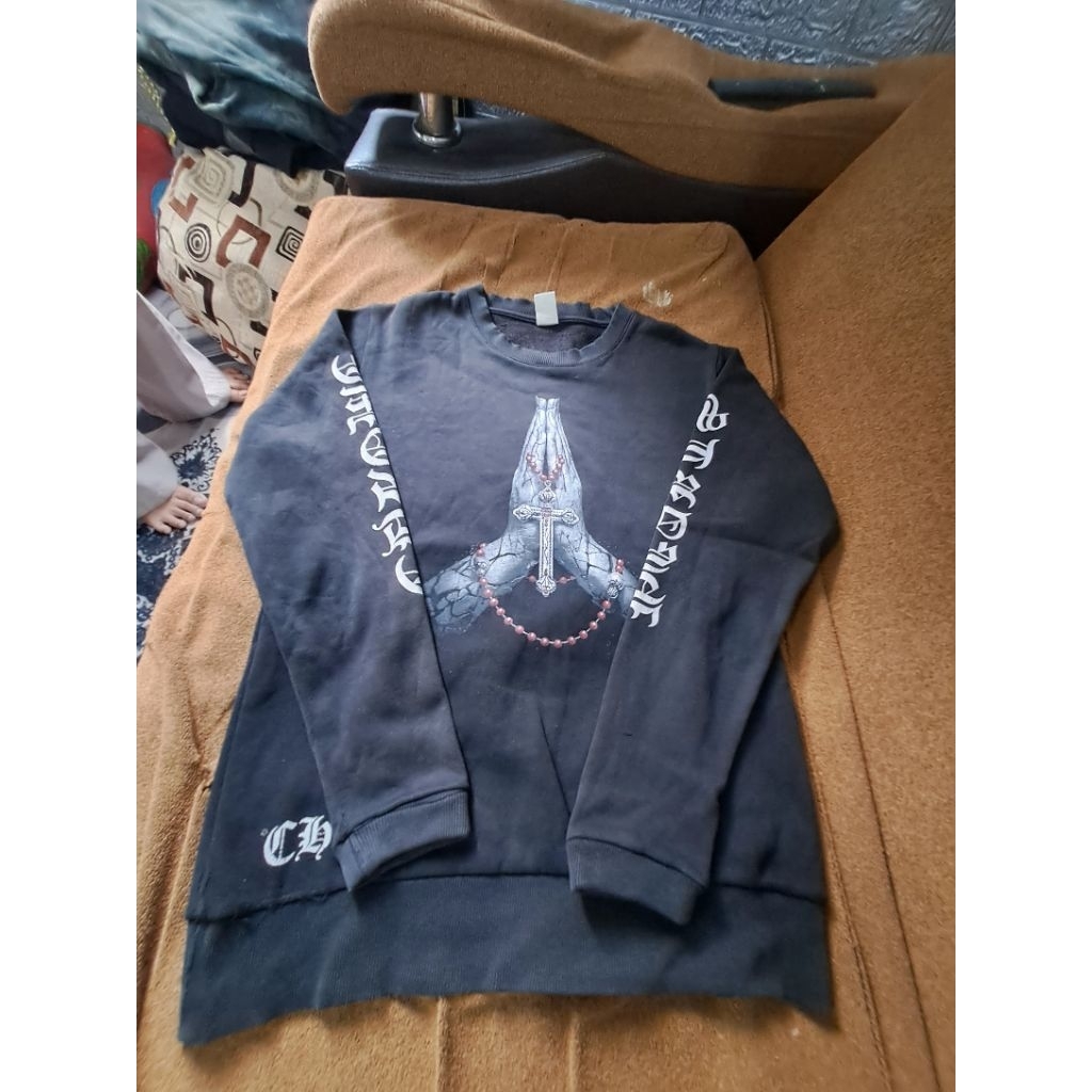 crewneck chrome hearts