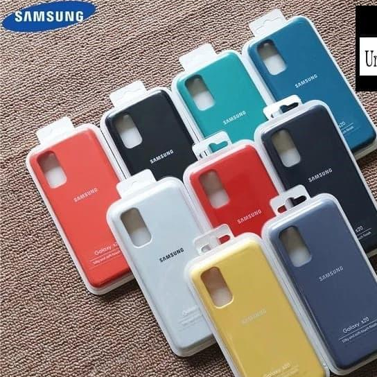Official Silicone Case Logo Samsung Note 8 9 10 20 lite Soft Case