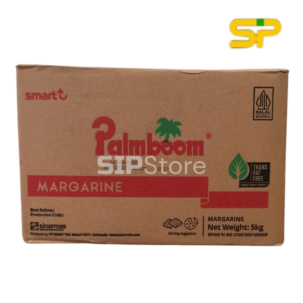 

PALMBOOM Margarine @5kg / Margarin Serbaguna / Margarin Ekonomis / Mentega Murah / Margarin Mentega 5 kg