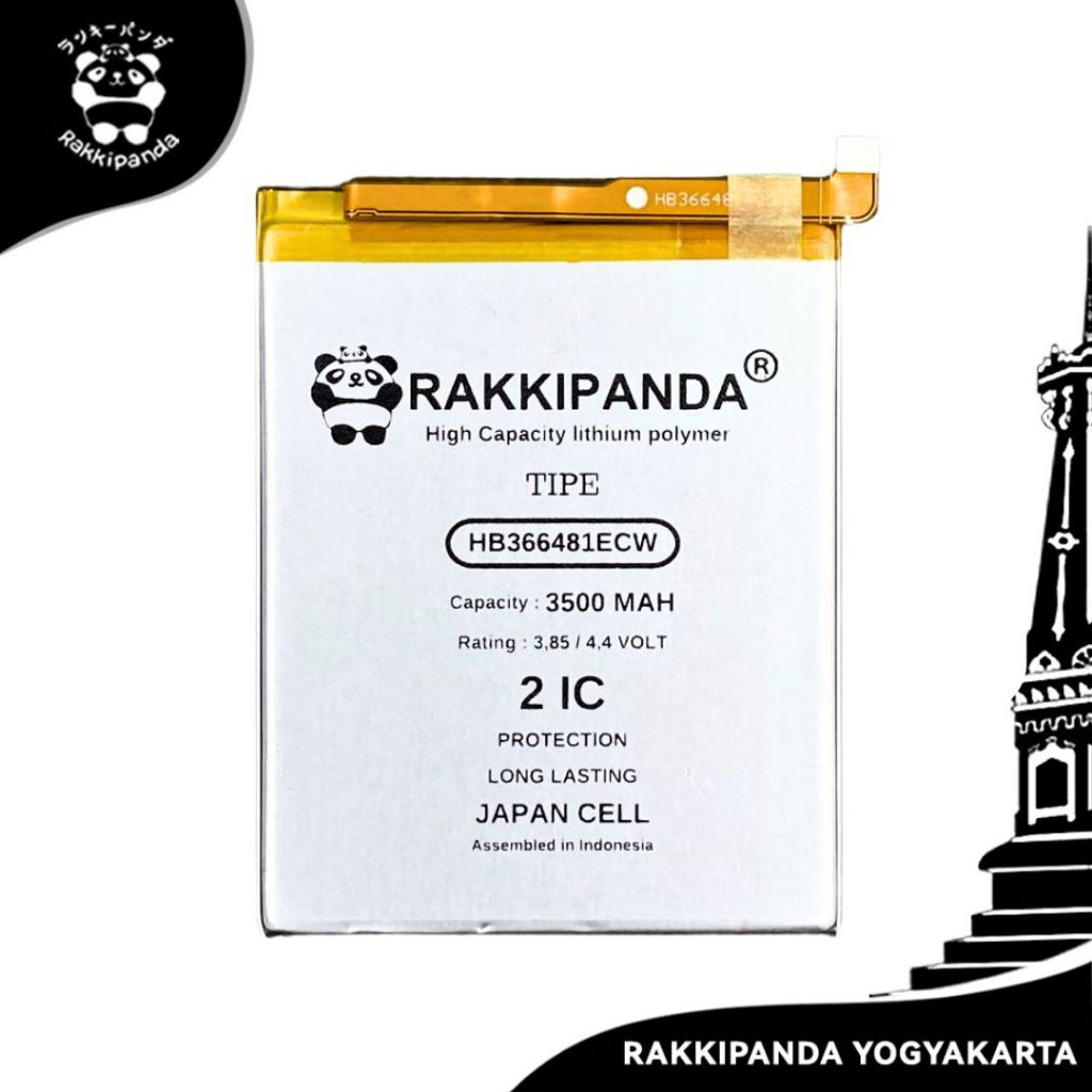 Baterai HP Rakkipanda HB366481ECW ASCEND P9 / HONOR 8 / NOVA 2 LITE / HONOR 9I / HONOR 9 LITE / HONO