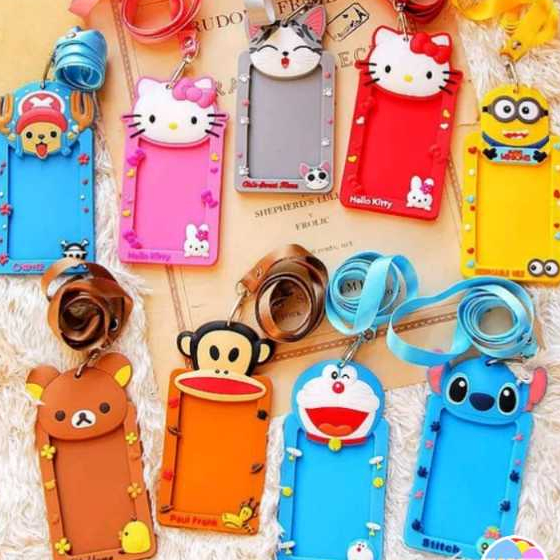 

card holder gantungan kartu / kalung tag karakter
