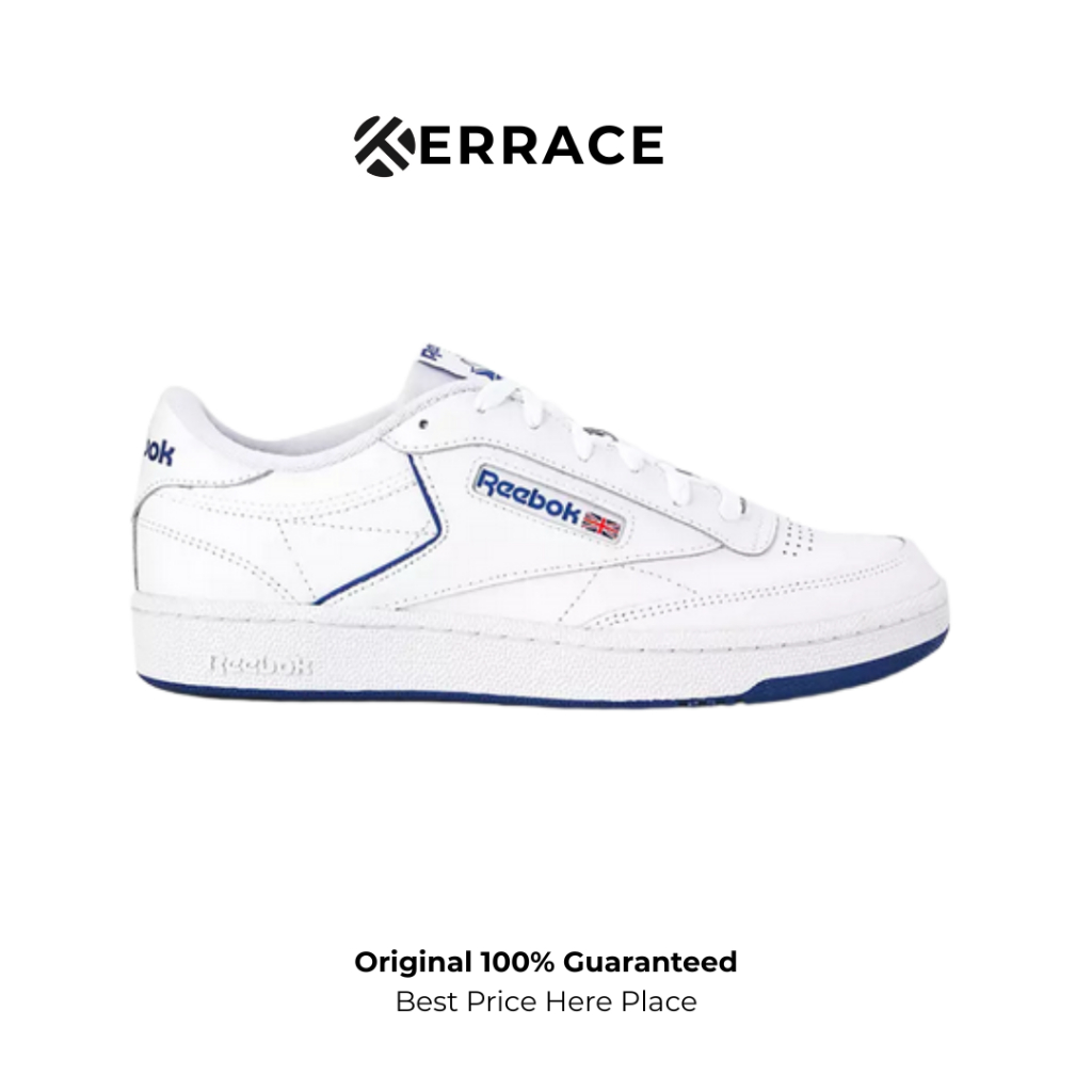 Sepatu Reebok Club C 85 White Blue