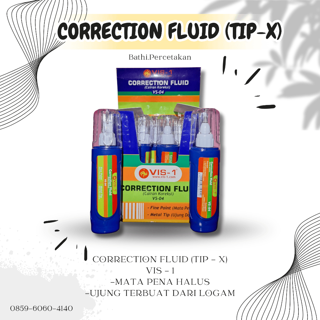 

TIP X - CORRECTION FLUID - VIS 1 - TIP X CAIR