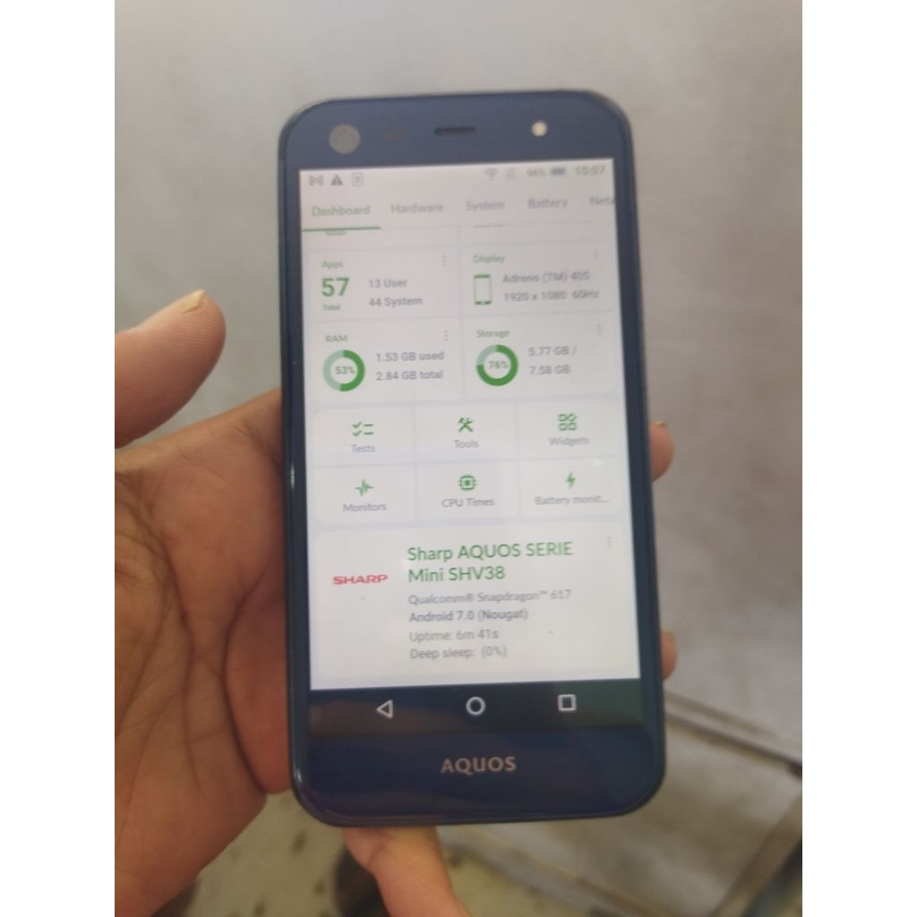 sharp aquos shv38 NFC