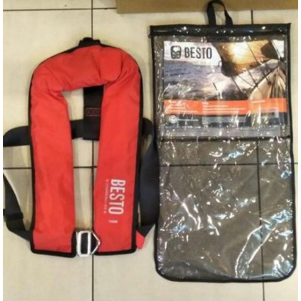 Inflatable Life Jacket Automatic 150N 165N BESTO / Automatic Life Jacket BESTO / Pelampung BESTO