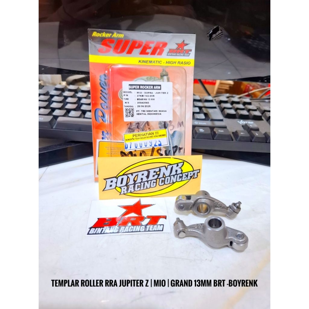 PELATUK ROLLER ROCKER ARM RRA BRT JUPITER Z | MIO | GRAND UKURAN 13MM -BOYRENK