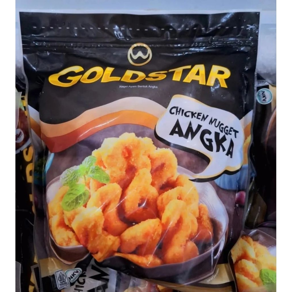 

Chicken Nugget Angka GOLDSTAR – 500gr | Nugget Angka Lucu & Renyah Cocok untuk Anak