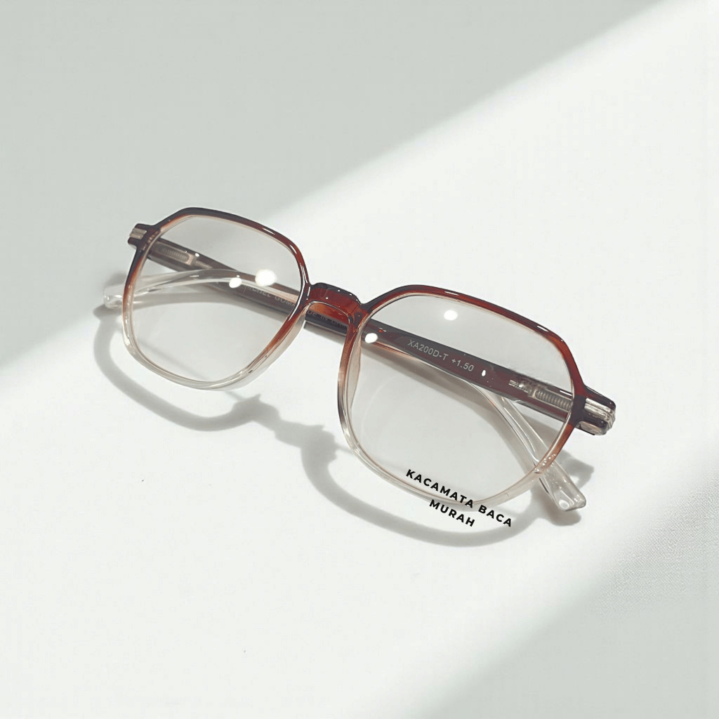 Kacamata Kaca Mata Baca Lensa Plus Pria Wanita Cewek Cowok Dewasa Kece Fashion Keren Kekinian Style 