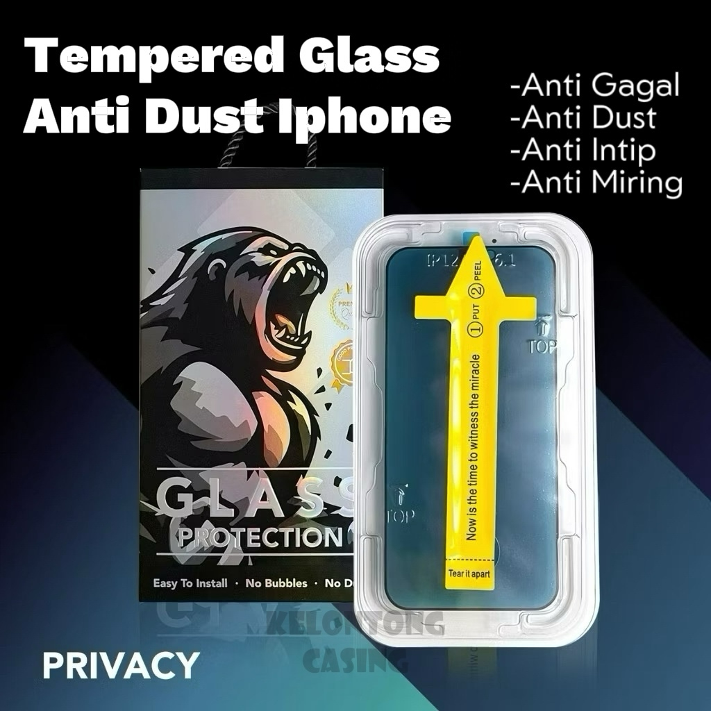 (Best seller) Tempered Glass Auto Align Anti Pecah Auto Fit PRIVACY/Clear HD Screen Protector Auto L