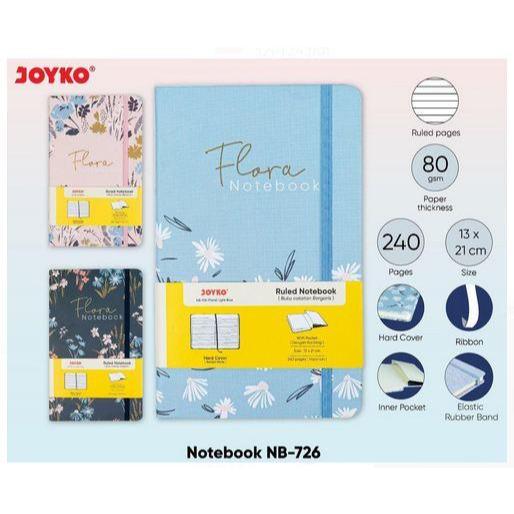 

Ruled Notebook Buku Catatan A5 Joyko NB-726 Flora