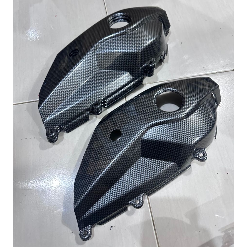 Cover tutup cvt pcx 150 lokal karbon