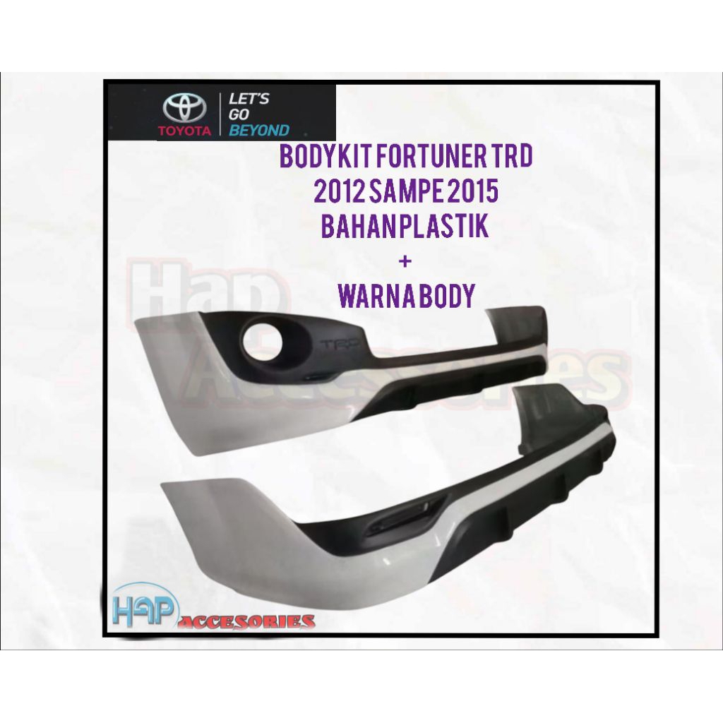 BODYKIT FORTUNER LAMA 2012 SAMPE 2012 - BODYKIT TAMBAHAN FORTUNER OLD