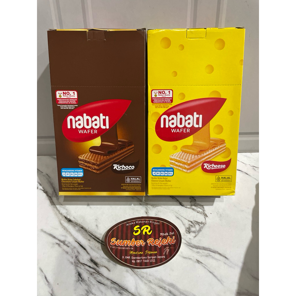 

NABATI WAFER BOX ISI 20 bungkus