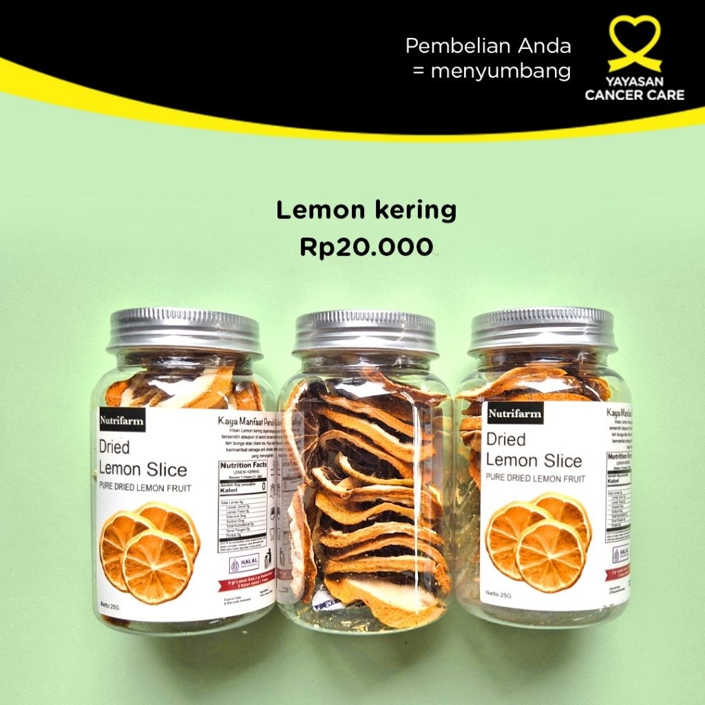 

Nutrifarm Lemon Dried Slice Lemon Kering