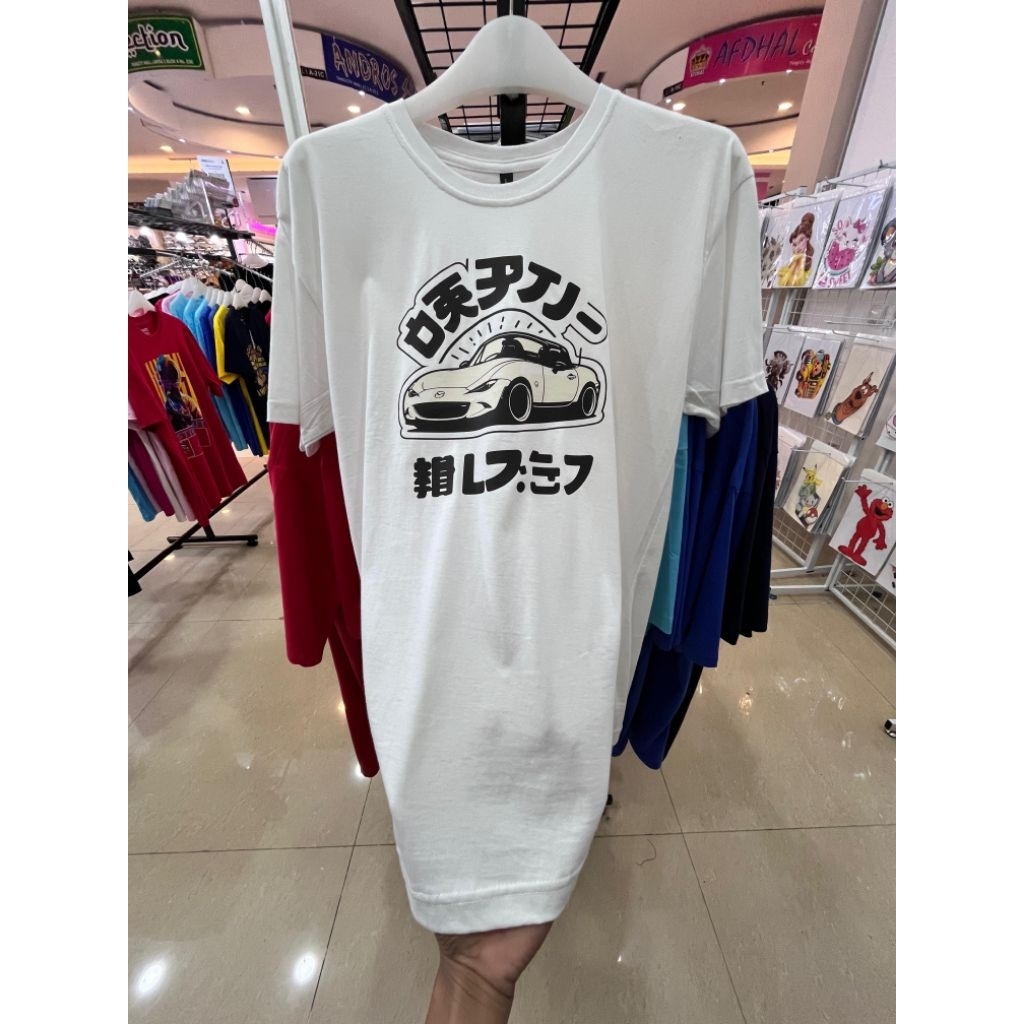 KAOS PRIA MOBIL MAZDA SABLON DTF