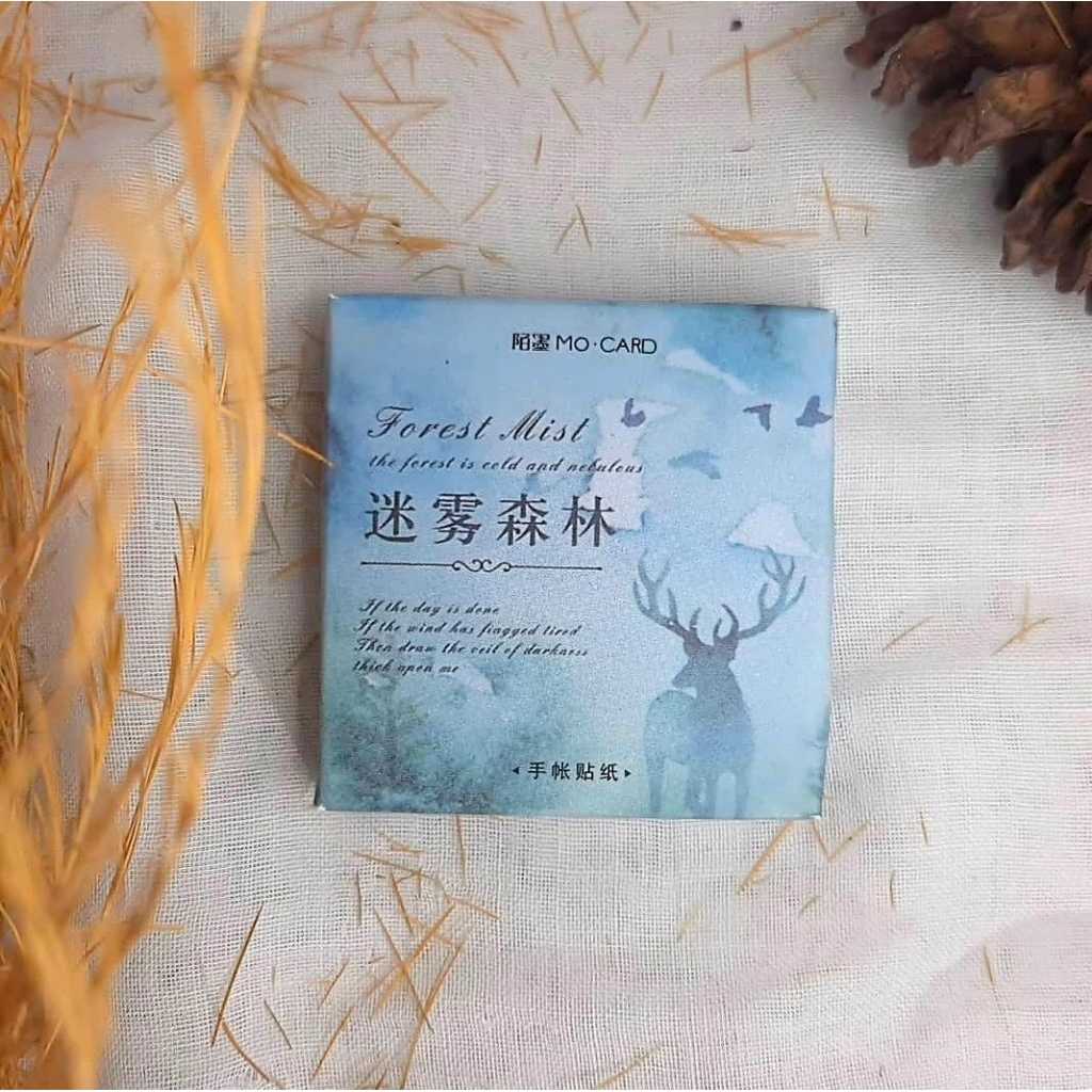 

45Pcs CUTE FOGGY FOREST STICKER SCRAPBOOK DIY