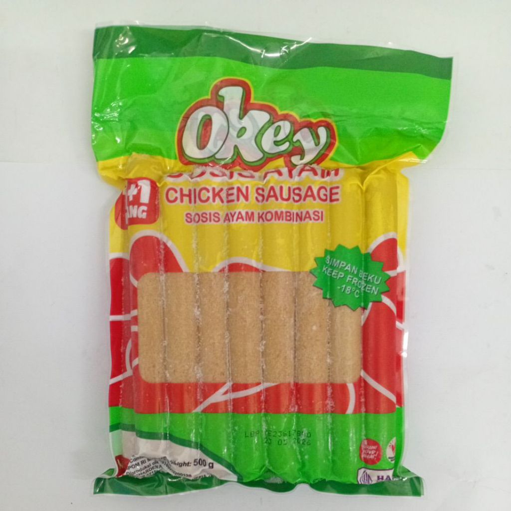 

OKEY - SOSIS AYAM FROZEN 500g