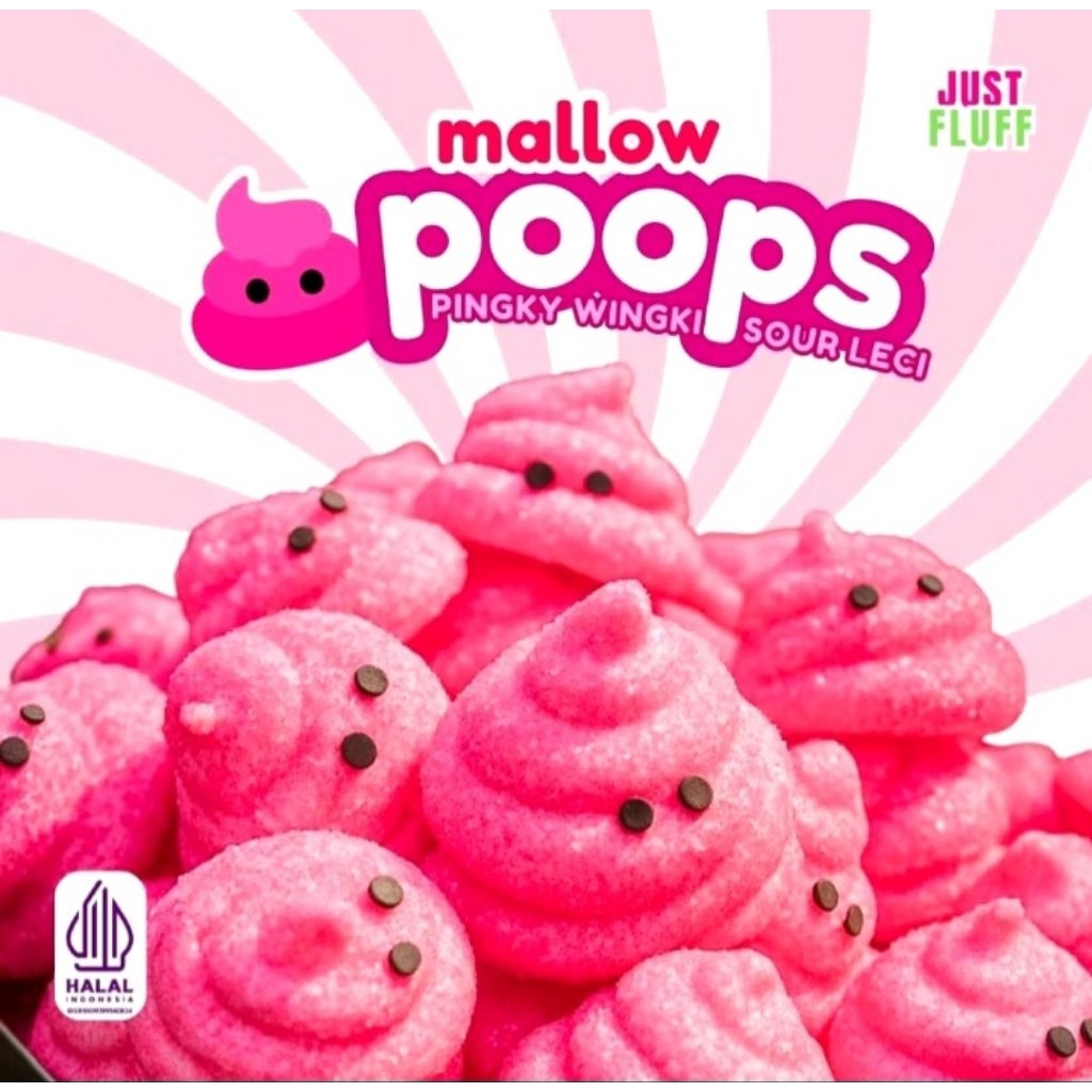 

Marshmallow Poops Pingky Wingi Sour Leci JustFluff