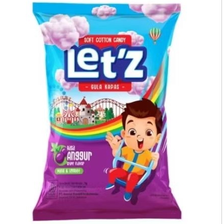 

Permen Kapas Rasa Stroberi, Anggur atau Jeruk