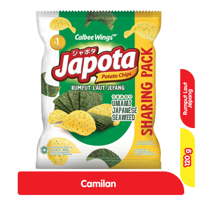 

Japota Keripik Kentang Umami Japanese Seaweed 120 g