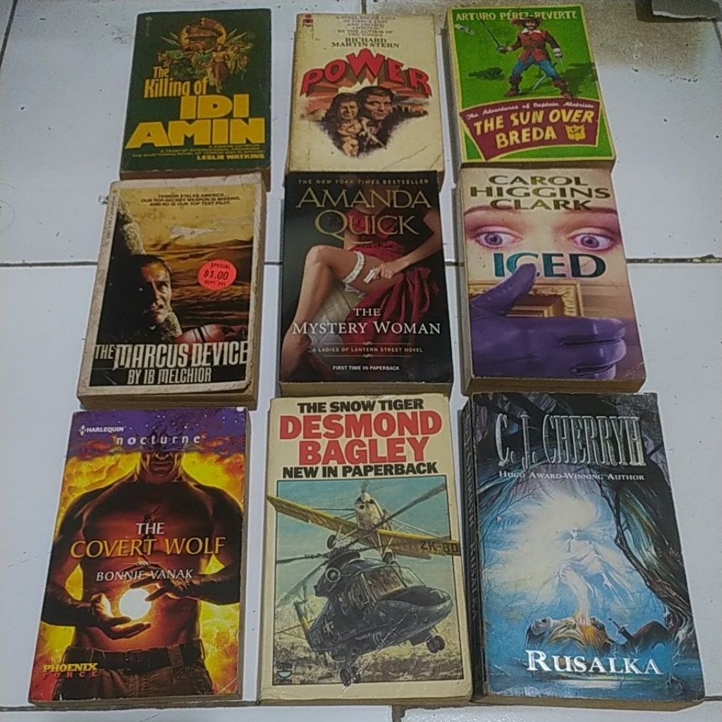 Novel import The killing of Idi Amin. Power Richard Martin. The sun over breda. The Marcus device Ib