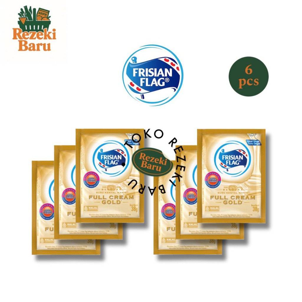 

FRISIAN FLAG GOLD SUSU KENTAL MANIS 6x38Gr