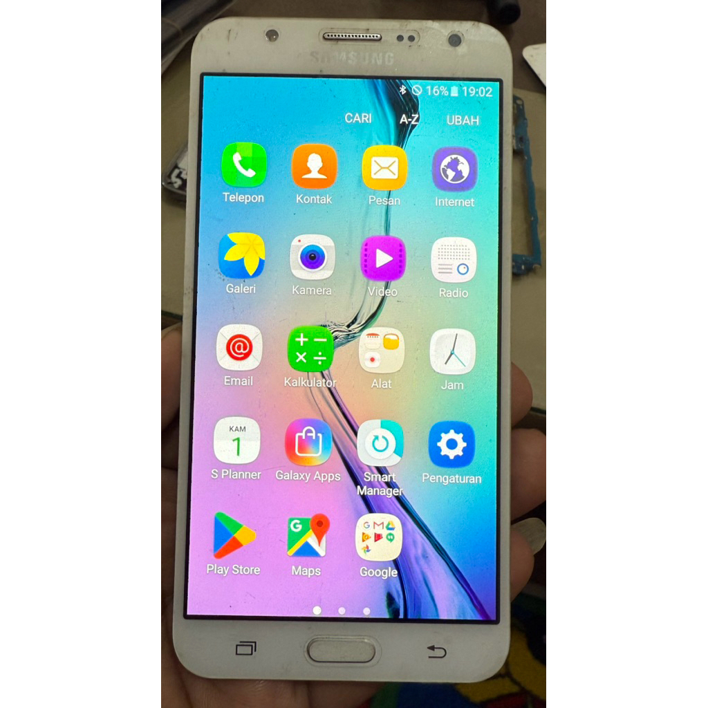 lcd touchscreen+frame samsung J7/J7 2015/SM-J700F original copotan
