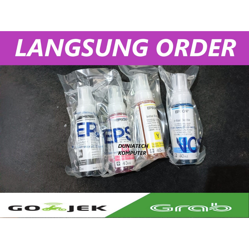 Tinta Printer Epson L121 Original EPSON 664 T664 - Loosepack 40ml TANPA DUS