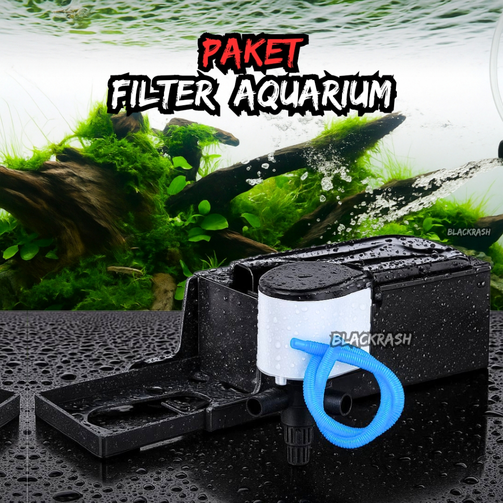Paket Box Filter Talang Aquarium Tanpa Kuras - Hemat Listrik Akuarium