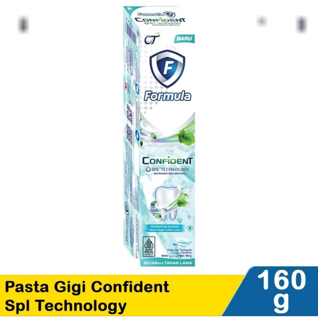 Pasta Gigi Formula Confident Spl Technology 160gr