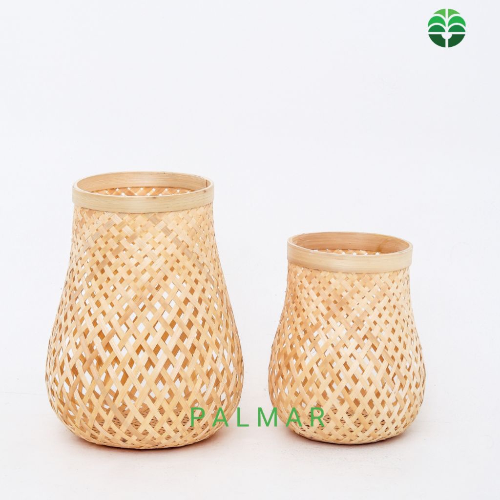 Cover Pot Bambu Palmar Botol