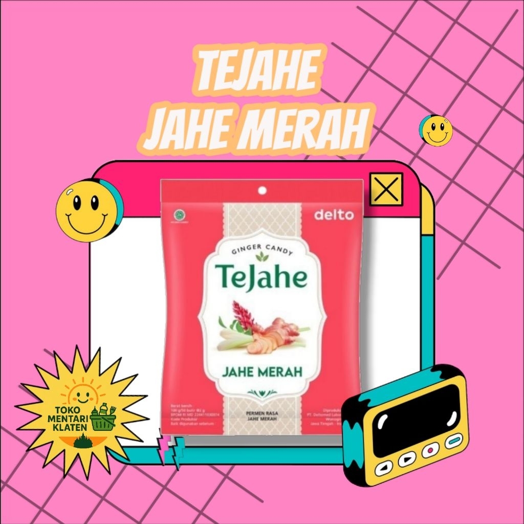 

Permen Tejahe Jahe Merah Candy Sak Isi 50 Butir