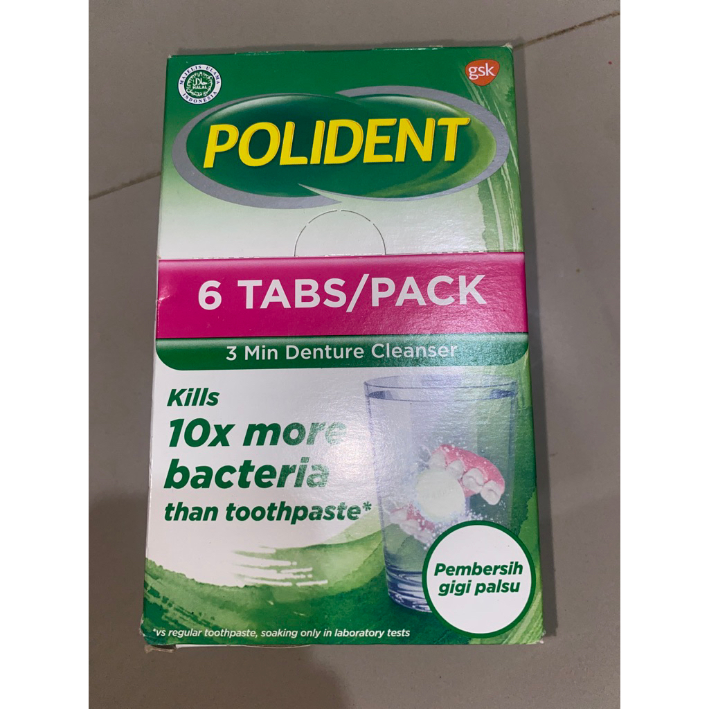 POLIDENT DENTURE CLEANSER