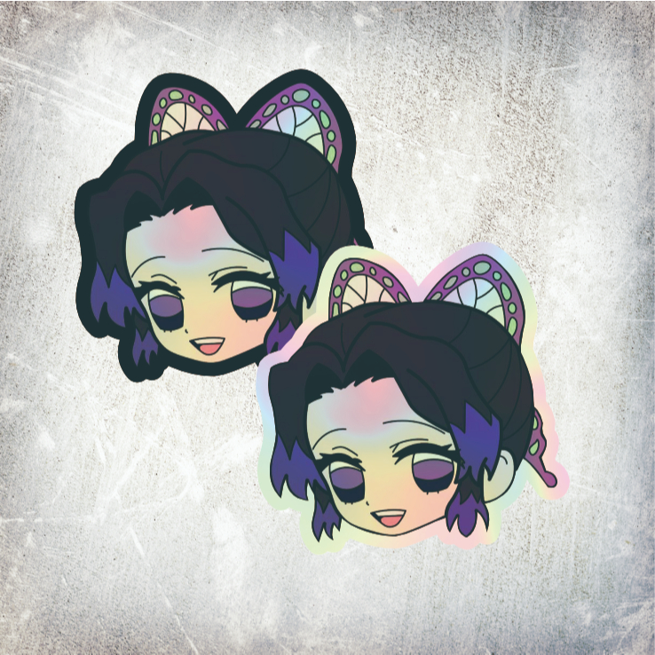 

STICKER HOLOGRAM ANIME SINOBU KOCHO PILAR HASHIRA DEMON SLAYER/KIMETSU NO YAIBA