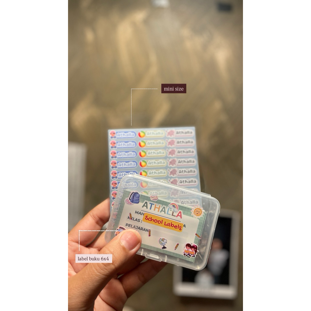 

label buku 6x4